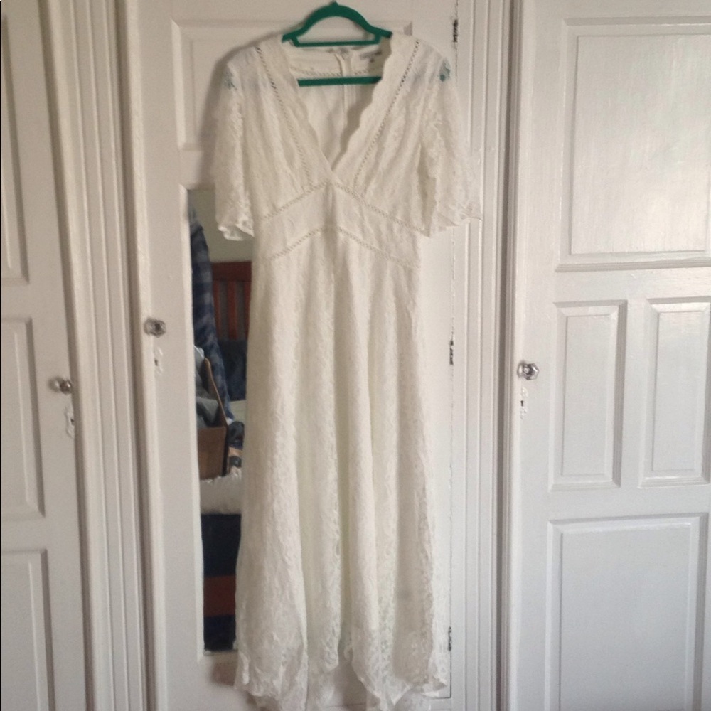 Modcloth Flowing to the Chapel Lace Dress